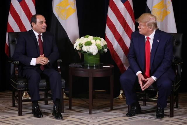 الرئيسان السيسى وترامب