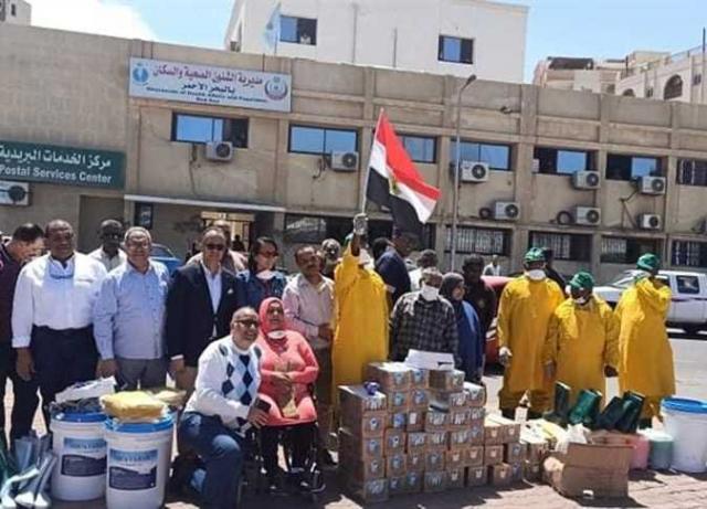 غرفة المنشأت الفندقية بالبحر الأحمر تساعد بمواد تعقيم وتطهير خاصة