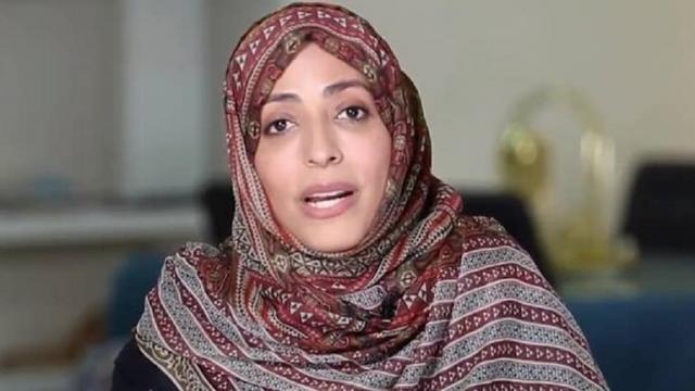 أعلنت الناشطة اليمنية في حقوق الإنسان توكل كرمان