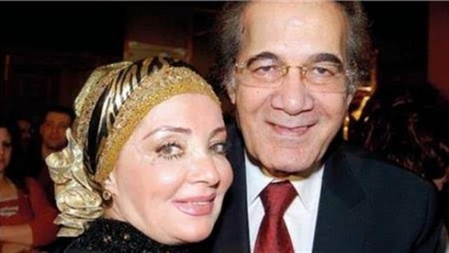 الفنان القدير محمود ياسين وزوجته الفنانة شهيرة