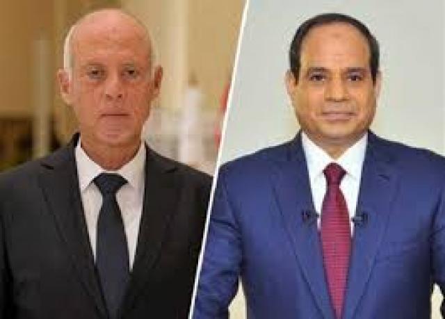 الرئيسان السيسى وقيس