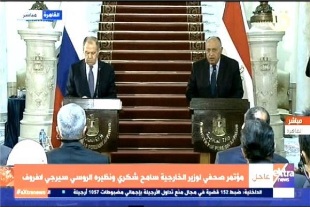 وزير خارجية مصر وروسيا