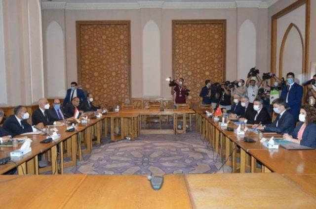جلسة المباحثات المصرية التركية