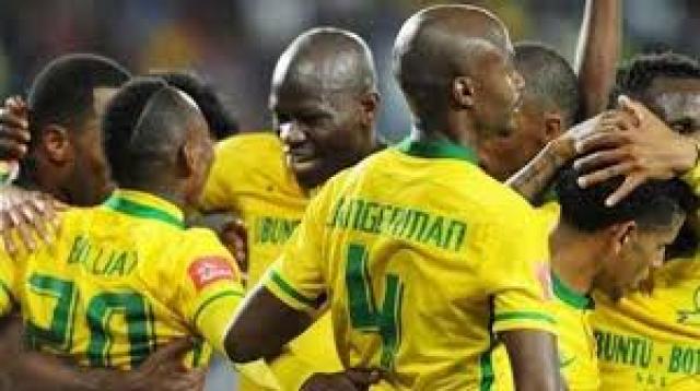 صن داونز خلال مباراته التاريخية امام الاهلى