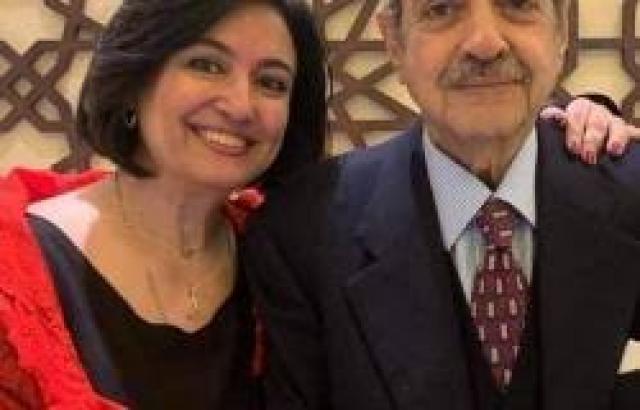 فريد الديب وأبنته الراحلة