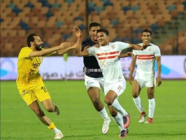 فرحة هدف فوز الزمالك على طلائع الجيش