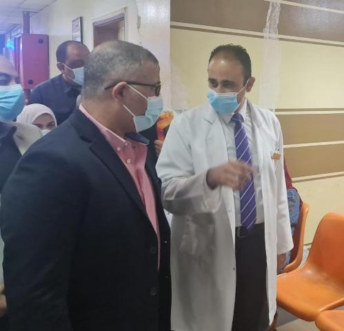 د- سيد جلال يتفقد عيادة علي بن ابى طالب بطنطا
