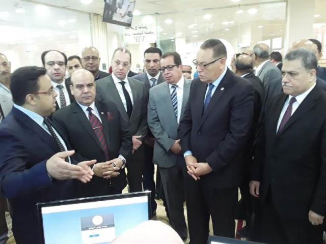محافظ الشرقية ومساعدا وزير العدل