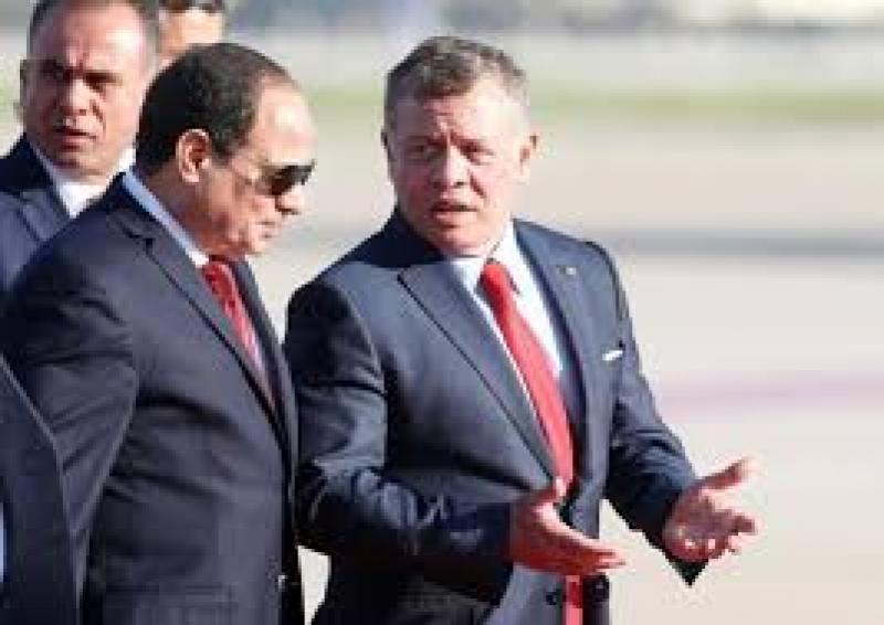 الرئيس السيسى والعاهل الأردنى