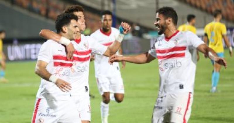 احتفال الزمالك بالفوز