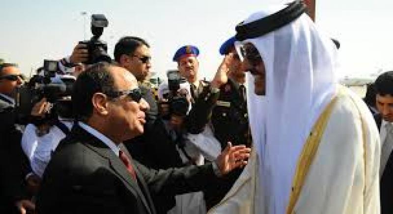 السيسي وأمير قطر