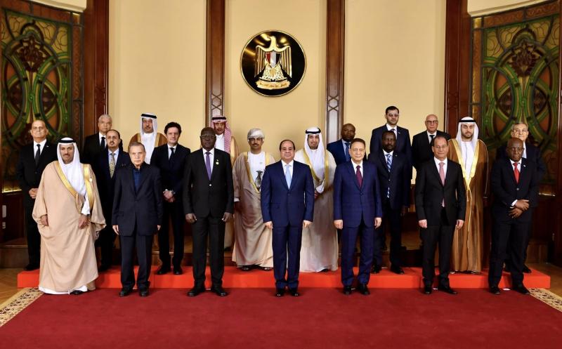 الرئيس السيسى ووزراء الاعلام العرب 