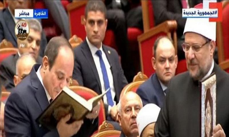 الرئيس السيسى وزير الأوقاف