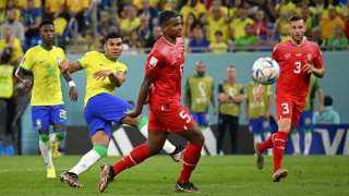 البرازيل تلحق بفرنسا في ثمن نهائي المونديال بعد الفوز على سويسرا