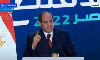 الرئيس السيسي : الدولة تدشن شبكة طرق تناسب 100 مليون مصري خلال الـ 10 سنوات المقبلة