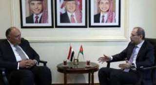 وزير خارجية الأردن لـ (شكري) : الأمن المائي المصري جزء من الأمن القومي العربي