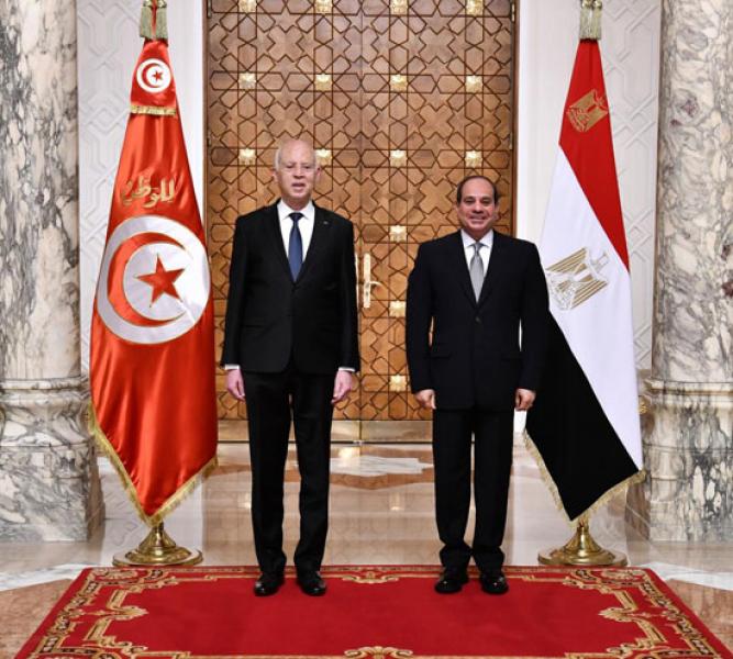 الرئيس السيسى والرئيس التونسي 