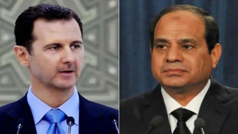 الرئيسان السيسى والأسد