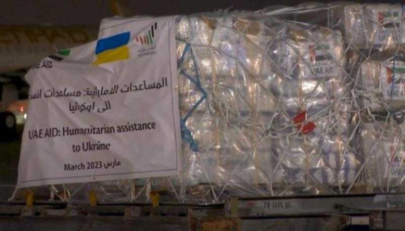 الإمارات ترسل طائرة تحمل 14 طنا من المساعدات للمتضررين في أوكرانيا