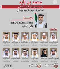 خالد بن محمد بن زايد رئيسآ لإمارة ابوظبي