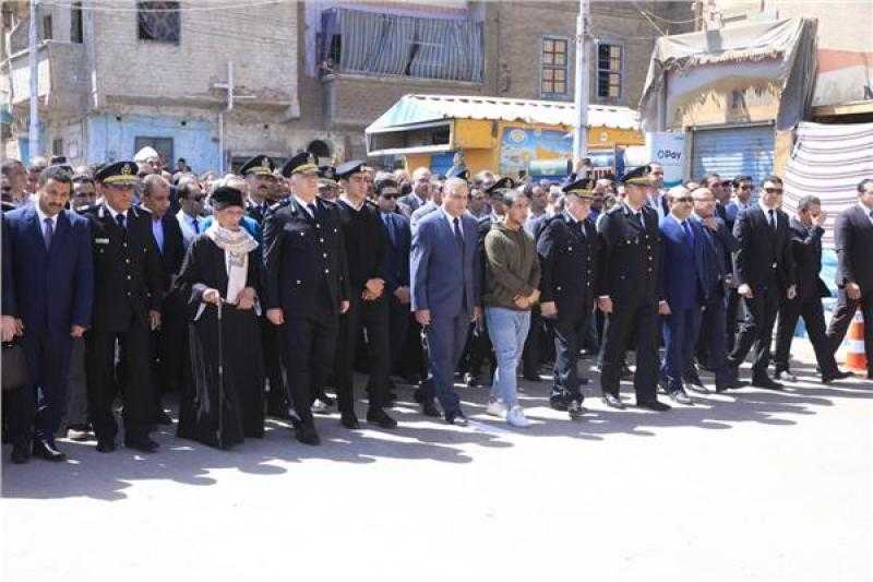 جنازة عسكرية مهيبة للواء مدحت عبد الرحيم مدير أمن بورسعيد