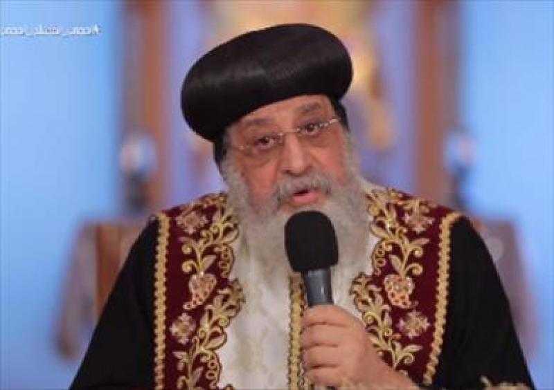 البابا تواضروس يترأس قداس أحد الشعانين من دير الأنبا بيشوي بوادي النطرون
