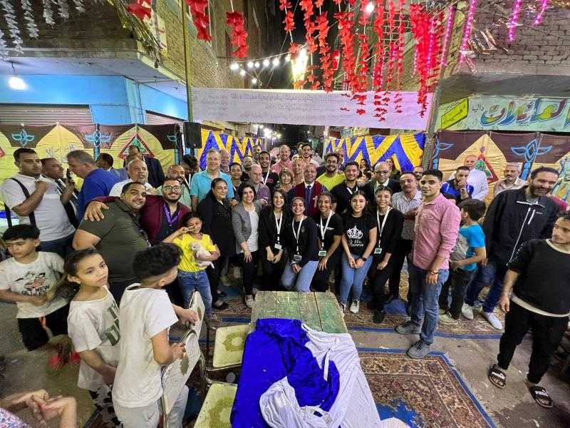 حفل الإفطار الجماعى بشبرا الخيمة انفراد للكنيسه الرسوليه بمصر