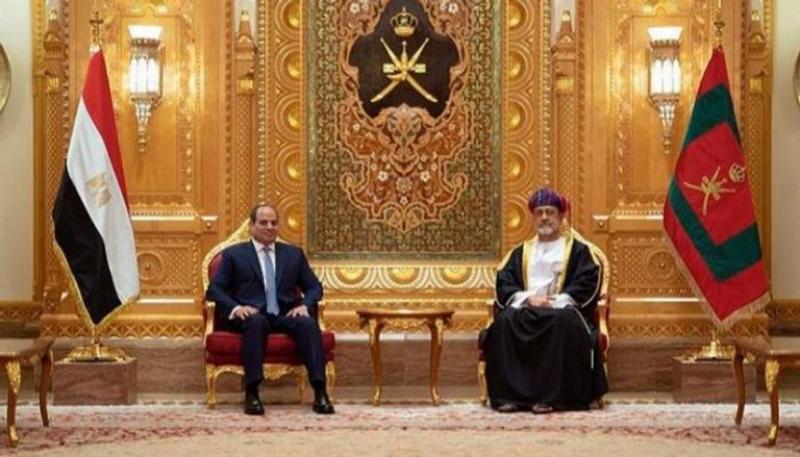 الرئيس السيسى والسلطان هيثم