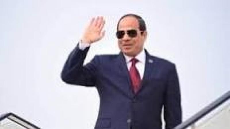 السيسي يصل جدة للمشاركة في إجتماع مجلس جامعة الدول العربية على مستوى القمة