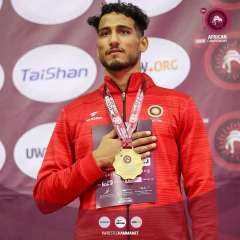 ابن الاسماعلية احمد خالد يفوز ببطولة أفريقيا للمصارعة الحرة بتونس