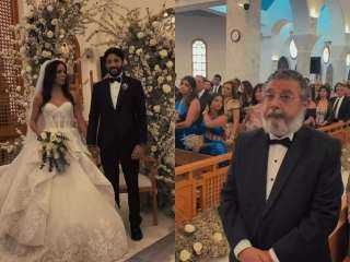 الفنان ماجد الكدواني يحتفل بزفاف نجله الأكبر يوسف الكدواني على كارلا منصور
