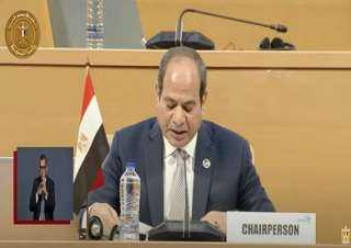 الرئيس السيسى :  سياستنا في مصر تعتمد على التهدئة ومحاولة إيجاد صيغة للحوار والتعامل بصبر كبير مع المشكلات