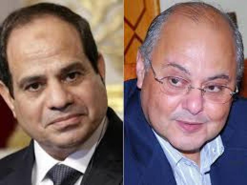 الرئيس السيسى و المهندس موسى مصطفى موسى