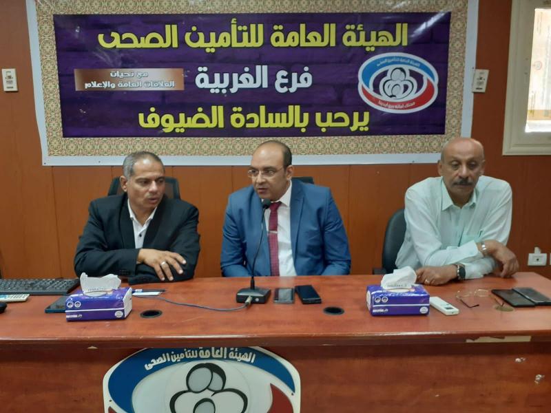 الدكتور تامر مدكور خلال الاجتماع