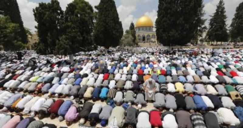 الصلاة فى المسجد الأقصى ـ صورة أرشيفية