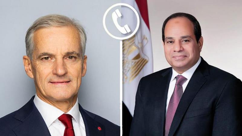 الرئيس السيسى ورئيس وزراء النرويج