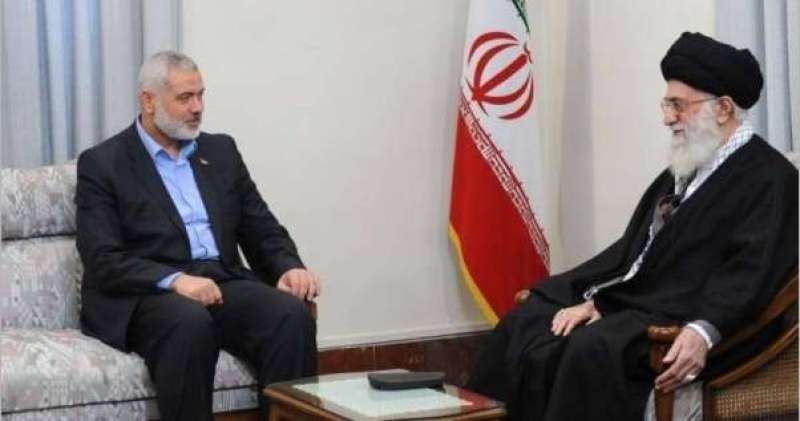المرشد الأعلى الإيرانى خامنئى واسماعيل هنية