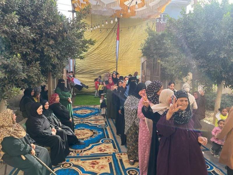 احتشد الناخبين لجنة كفرهربيط بأبوكبير