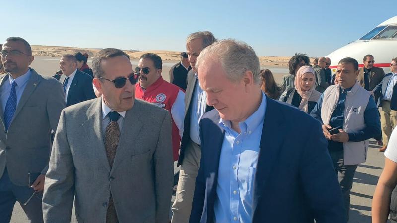 وفد الكونجرس الأمريكي يصل العريش
