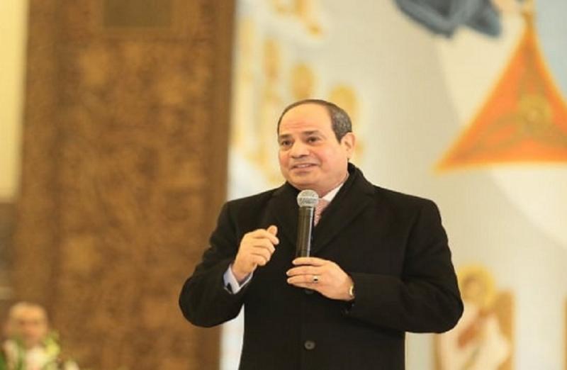 الرئيس السيسي يهنئ البابا تواضروس والإخوة الأقباط بعيد الميلاد المجيد