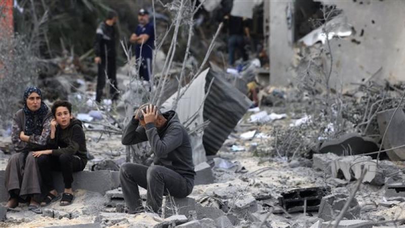 جانب من الدمار فى قطاع غزة