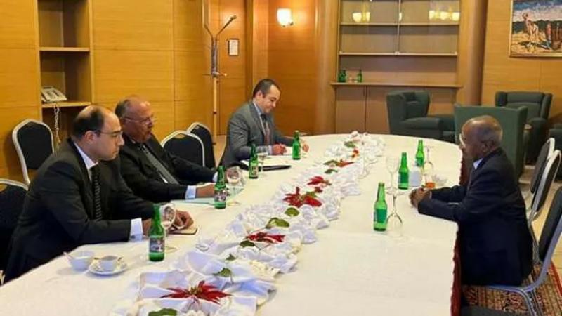 سامح شكري يعقد جلسة مباحثات مع وزير خارجية إريتريا
