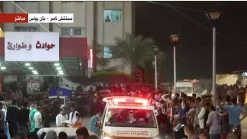 محيط مجمع ناصر الطبي بخان يونس