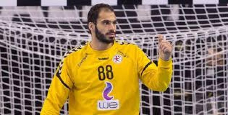 كريم هنداوى حارس مرمى منتخب اليد