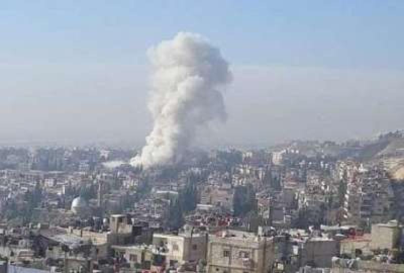 استهداف إسرائيل لمبنى سكنى فى دمشق