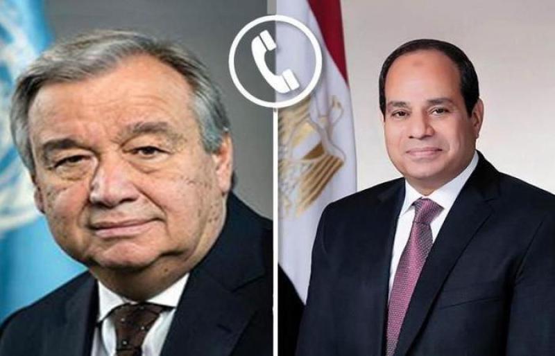 السيسى وجوتيريش