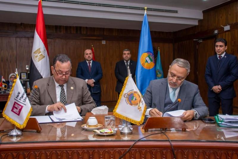 توقيع بروتوكول تعاون بين جامعتى طنطا والمنصورة