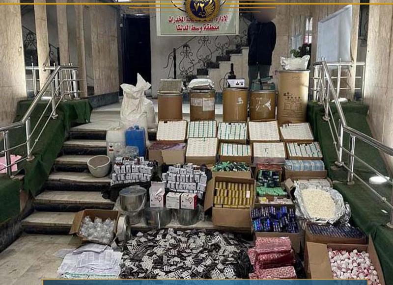 ضبط كمية من العقاقير المخدرة بطنطا