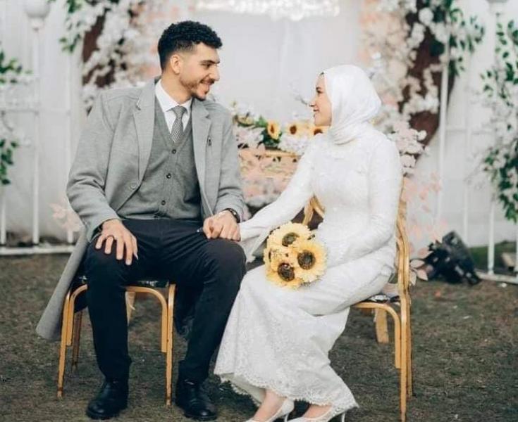 عقد قران مبارك محاسب السيد خلاف وعروسته زينب كمال