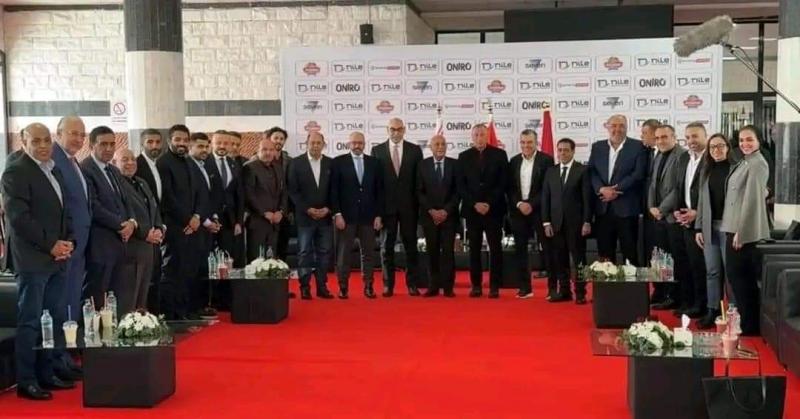 صورة جماعية لمجلس إدارة الزمالك والأهلى 